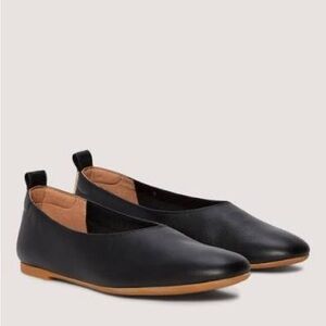 Everlane Black Leather Day Glove Flats, Size 8